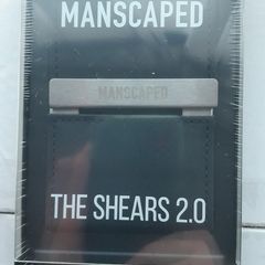 Manscaped Shears 2.0 Stainless Steel 4-Piece Nail Kit, Luxury Grooming Travel Set Case