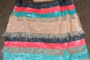 Zara sequin skirt size S