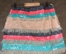 Zara sequin skirt size S