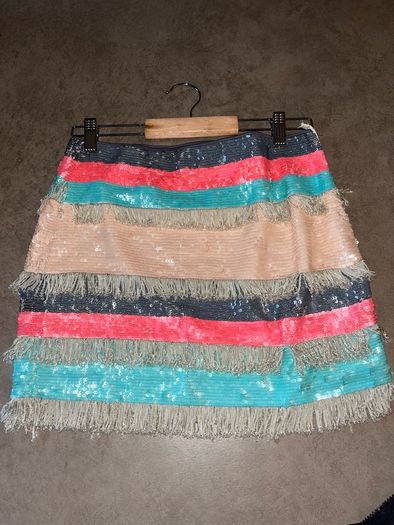 Zara sequin skirt size S