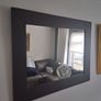 Large Mirror leather surround Image 2