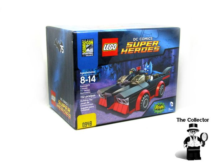 Lego Sdcc Comic Con 2014 Batman Classic Tv Series Batmobile New Sealed Box Very Rare Limited Edition Number 948 Of 1000