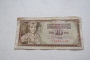 Yugoslavia 10 dinara note 1968