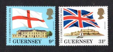 1984 Guernsey Links with Commonwealth Commemorative Stamp Mint Never Hinged (MNH)