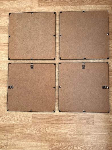 6 Black Picture & Poster Frames