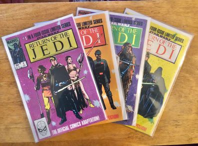 Vintage Star Wars: Return of the Jedi Marvel Comics Set