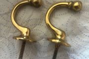 Set Brass Curtain Tie Back Holders