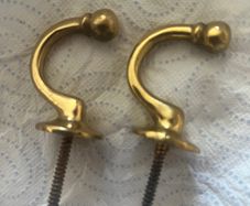 Set Brass Curtain Tie Back Holders