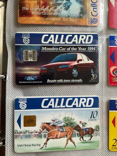 Diana Ross, Kit Kat , Xtra Vision, Barry's tea,  Gordon's gin call cards