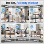 Adjustable Dip Bars, 400kg Heavy Duty Parallel Bars, Stable Dip Station with Dual Safety Lock, Height Adjustable Parallettes for Home Gym, Calisthenics & Upper Body Workout Image 4