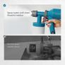 Fence Paint Sprayer, Tilswall Upgraded HVLP Electric Paint Spray Gun with 2 Nozzles & 3 Spray Patterns for Walls, Fences, Furniture, Cabinets, Sheds, DIY Projects, Blue Image 5