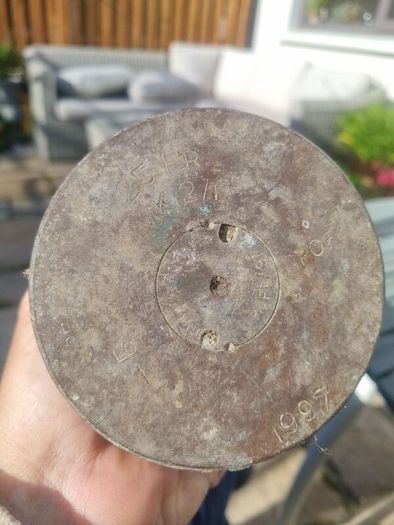 95mm two artillery shell case
