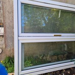 French doors, matching pair of munster joinery double glazed PVC doors, In good condition, no cracks or damage,  will clean up a treat, comes Locks and keys - Dimensions 1800x2100