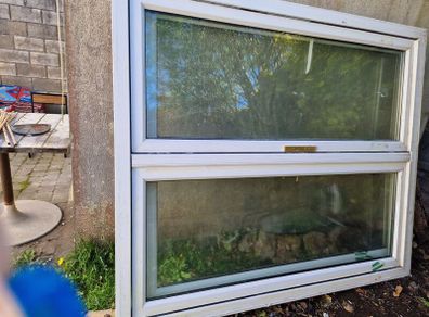 French doors, matching pair of munster joinery double glazed PVC doors, In good condition, no cracks or damage,  will clean up a treat, comes Locks and keys - Dimensions 1800x2100