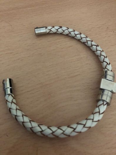 Sand braided vegan bracelet