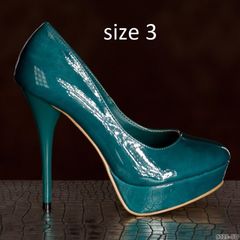 heels size 36  green