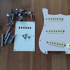 Guitar parts & fully loaded pickguard