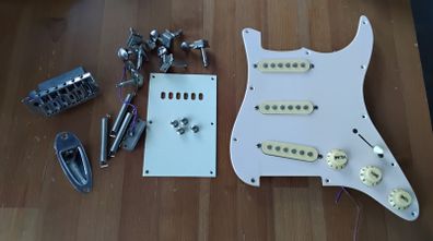 Guitar parts & fully loaded pickguard