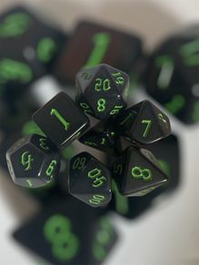 Dice Set of 7 D20 Dungeons and Dragons
