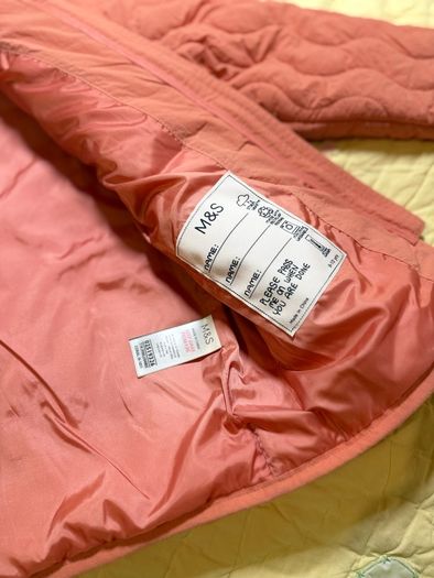 M&S girls quilted jacket