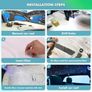 tar Light Kit, 1000Pcs0.03in9.8ft Ceiling Fiber Optic Lights APP/Remote Control Star Effect Music Mode RGBW Sound Activated for Car Roof Home Ceiling Image 5