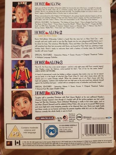 Home alone Boxset 1-4