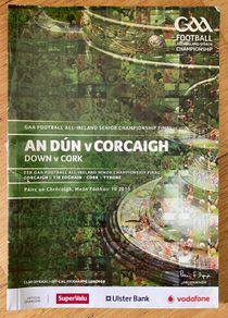 2010 Cork v Down - GAA All-Ireland Senior Football Championship Final Programme