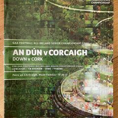 2010 Cork v Down - GAA All-Ireland Senior Football Championship Final Programme