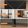 Shelves, Book Shelf with 5 Shelves, Bookcase with 3 Fabric Drawers, Shelf Unit Suitable for Bedroom Image 6