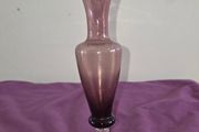 Antique Lavender Glass bud vase