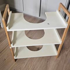 Under-Sink Bathroom Storage Cabinet / 3-Tier Wooden Vanity Organizer