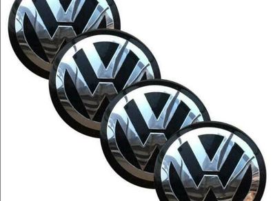 4x VW Car Wheel Alloy Center Hub Cap Emblem Badge Sticker 56/65/90MM for Volkswagen