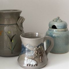 Irish Pottery, Howth,Craw and Pots by Dee