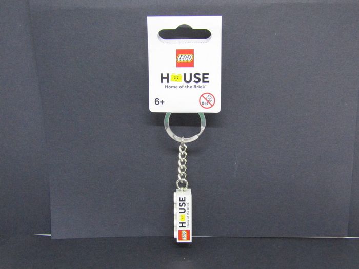 Lego House Home of the Brick Keychain Brick 2x4 From The Lego House in Billund Exclusive Very Rare Limited Edition Brick Keychain New With Tags