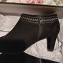 Van dal ankle boots wide fitting 61/2 EE black suede Image 2