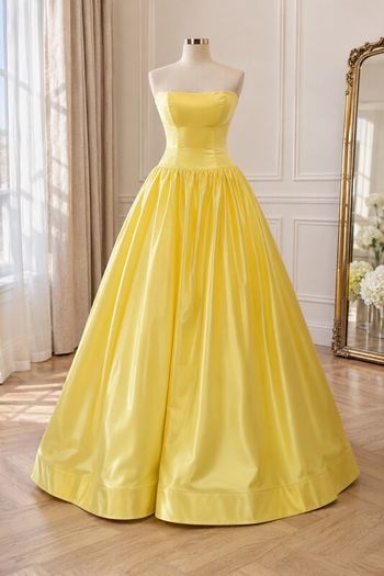 Melbourne yellow debs dress Size Large