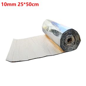 Car Soundproofing Deadening Mat Heat Sound Insulation Cotton Firewall Auto Hood Door Deadener 25x50cm 10mm Foam