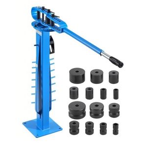 Manual Bending Machine, Pipe Tube Bender with 14 Bending Dies, 200 Heavy-Duty Bending Tool for Copper Aluminum Iron Pipes