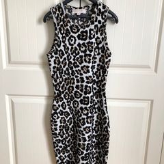 Michael Kors Leopard design dress Size  8/10