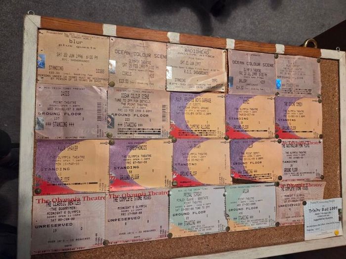 Blur, Oasis, Radiohead, Pulp, OCS 90's concert ticket collection