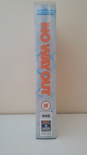 No Way Out VHS Pal Video Tape (Very Rare And Collectable VHS Film)
