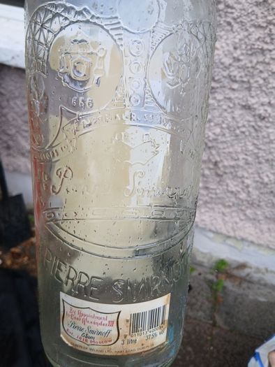 vintage vodka bottle