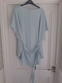 New Primark Blue Blouse with Belt