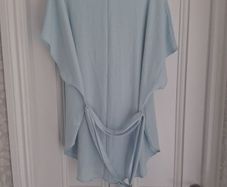 New Primark Blue Blouse with Belt