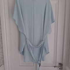 New Primark Blue Blouse with Belt