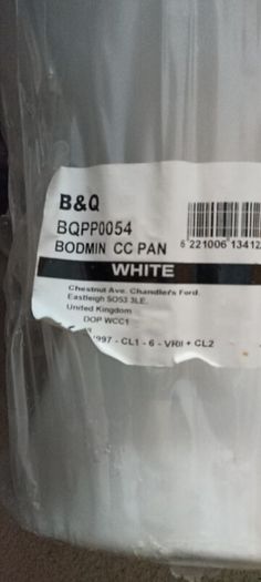 B&Q Toilet and cistern