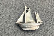 Silver Boat  Pendant