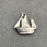 Silver Boat Pendant Image 3