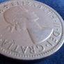 1956 Two Shilling Coin. Elizabeth. Image 3