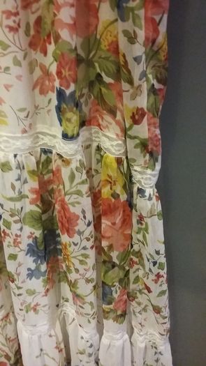 Brand new. Designer Lipsy floral lace maxi dress